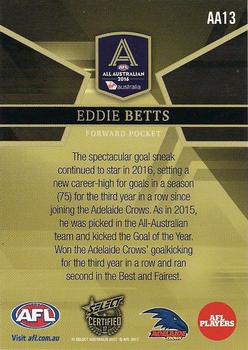 2017 Select Certified - 2016 All Australian #AA13 Eddie Betts Back